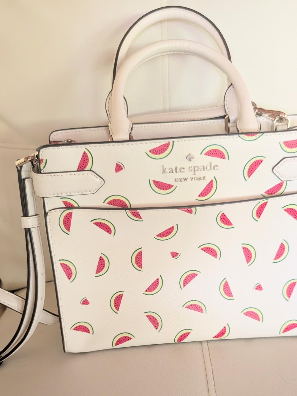 Offers Welcome Kate Spade ♠️ Watermelon Bag Kate Spade New York Staci Satchel ♠️ - Picture 14 of 16